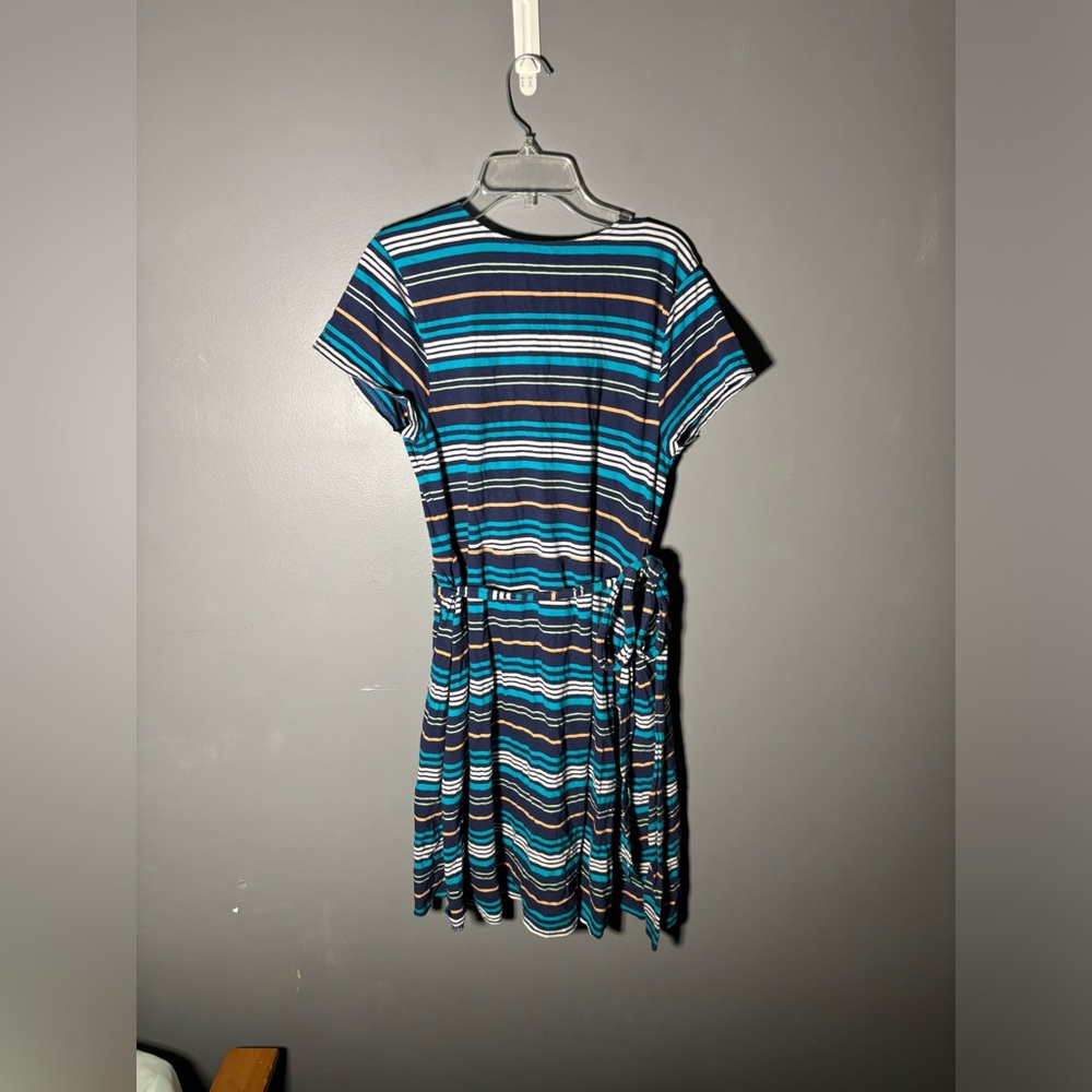 Pact Organic Sustainable Tulip Wrap Dress Womens Size Medium - Picture 3 of 4